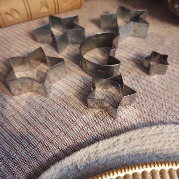 Star and Moon Cookie Cutter Set Vintage - Picture 5 of 8